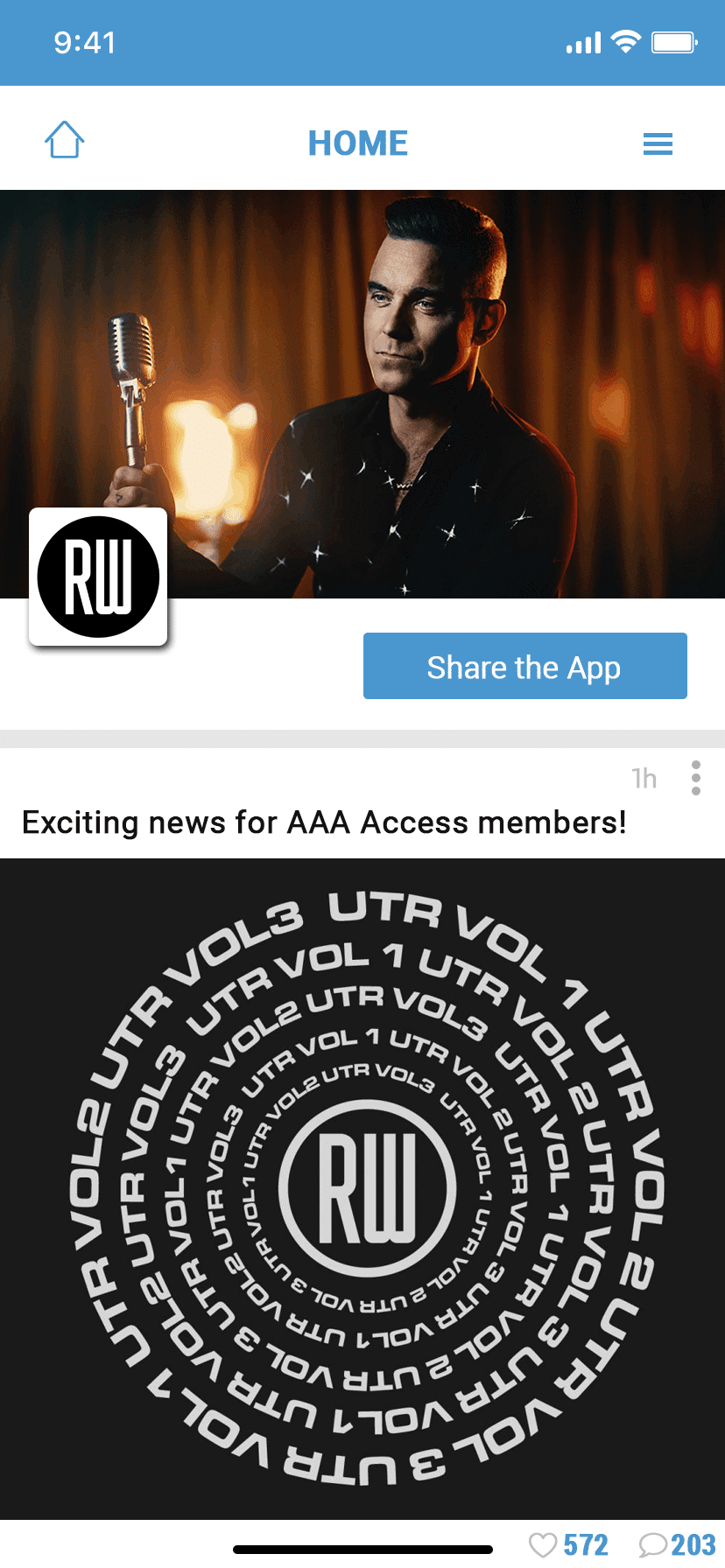 Home Screen