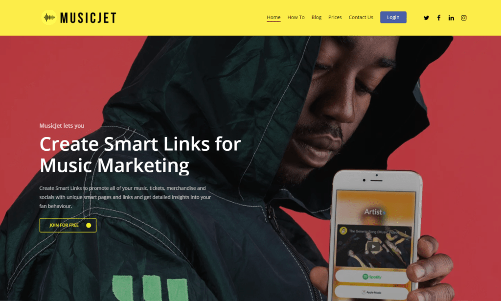 musicjetscreen Smart Links