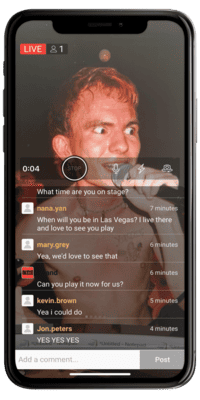 Live Video Broadcast Neuro Placid Artist