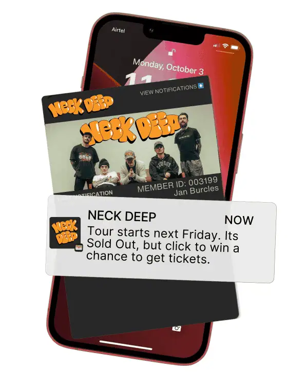 Fan pass for music artists added to Apple Wallet and Google Wallet with VIP tiers and push notifications