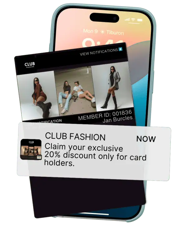 Loyalty program for retail stores using a QR code to add a rewards pass to Apple Wallet or Google Wallet