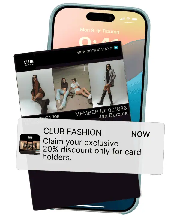 VIP product drop pass in Apple Wallet and Google Wallet with early access notifications and QR code signup