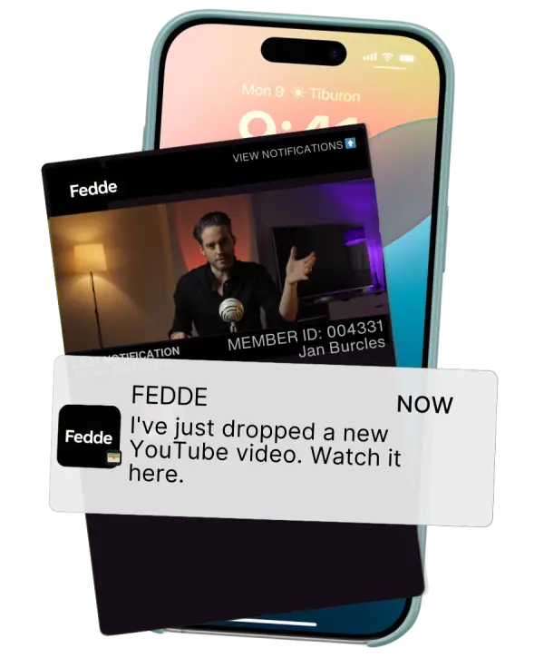 Wallet pass for creators with QR code and link signup using Apple Wallet and Google Wallet notifications